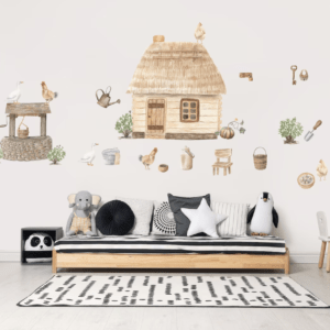 Cottagecore Watercolor Wall Decals